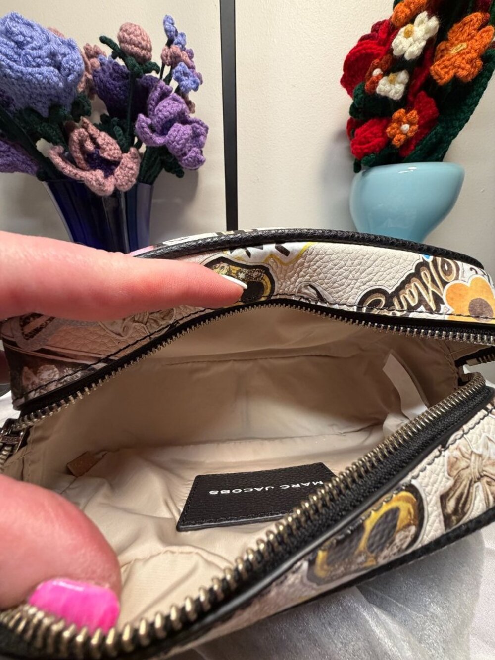 Marc Jacobs Snapshot Small Camera Bag Multicolor Print With Tags New - Picture 5 of 6